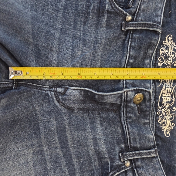 Express Stella Size 12 Skinny Jeans | Dark Wash Stretch Denim Low Rise Vintage - Picture 8 of 11